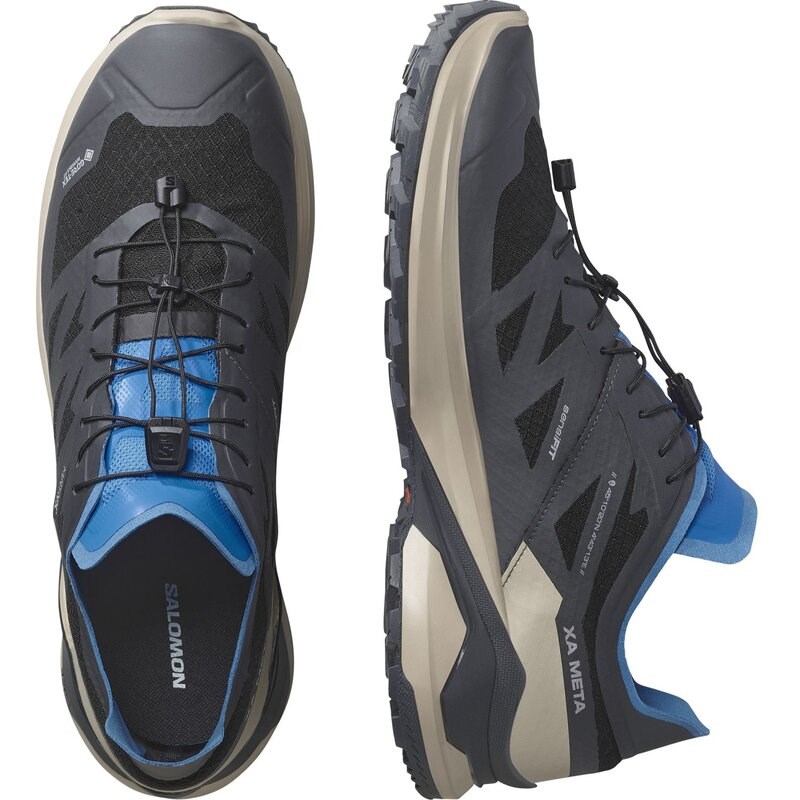 Salomon Herren Trailrunningschuhe SHOES XA META GORE-TEX MIF - Schwarz/Oxford Tan/Französischblau
