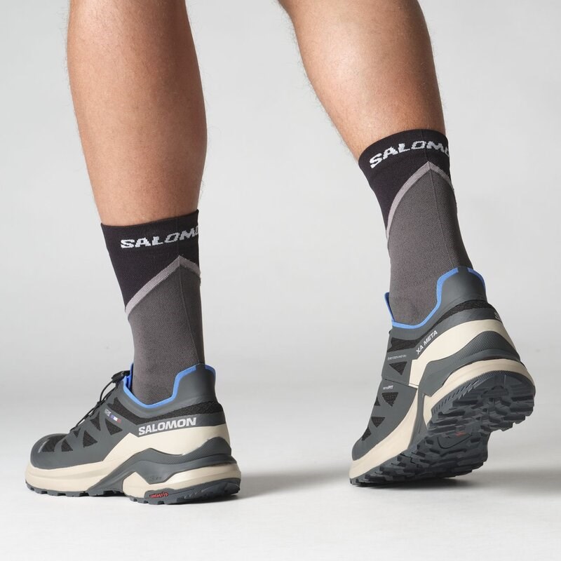 Salomon Herren Trailrunningschuhe SHOES XA META GORE-TEX MIF - Schwarz/Oxford Tan/Französischblau