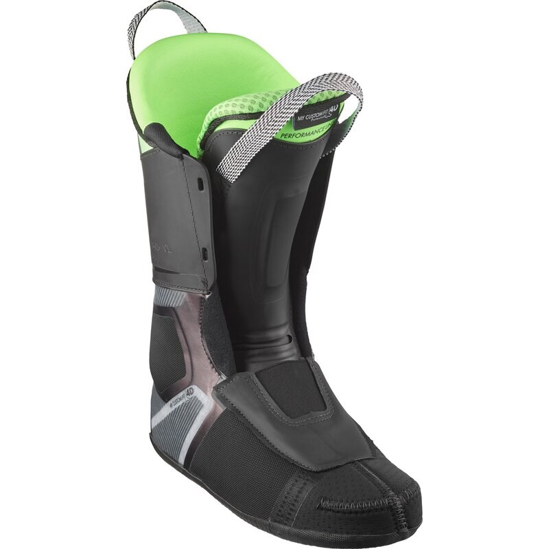 Salomon Herren ALP. BOOTS - Stahlgrau/Pastell-Neongrün 1/Schwarz