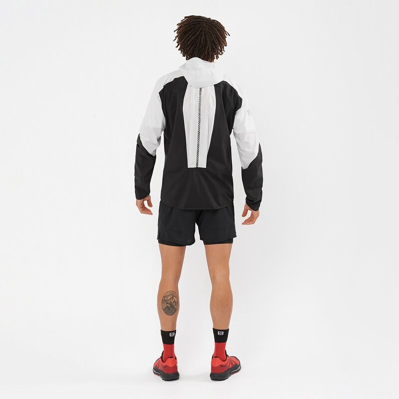 Salomon Herren Trailrunningschuhe SHOES PULSAR TRAIL Poppy - Mohnrot/Fahrradrot/Schwarz