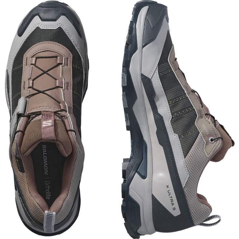 Salomon Herren Multifunktionsschuhe SHOES X ULTRA 5 GTX - Eisen/Dunkelmarineblau/Möwe