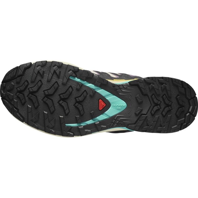 Salomon Damen Trailrunningschuhe SHOES XA PRO 3D V9 GTX W - Transparentes Gelb/Schwarz/Wasserfall