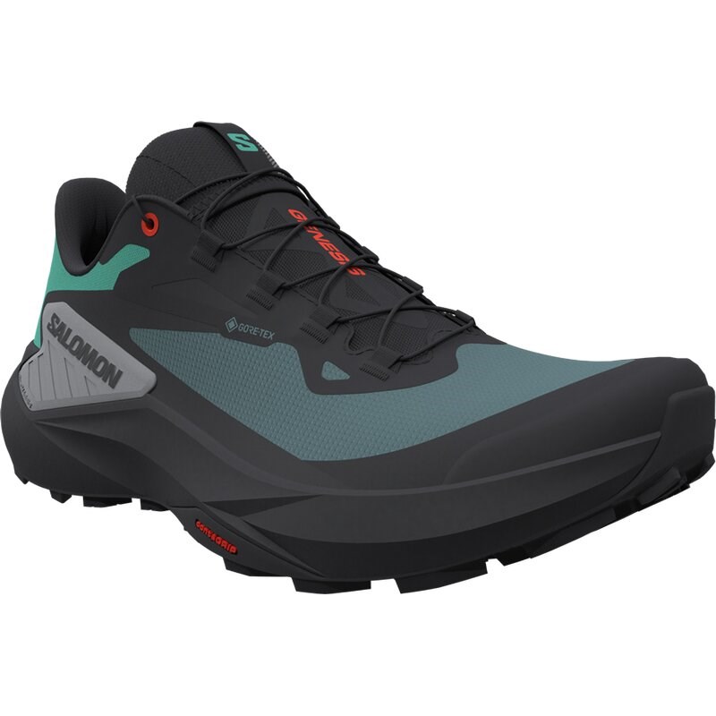 Salomon Herren Trailrunningschuhe SHOES GENESIS GTX - Nordatlantik/Schwarz/Haifischhaut