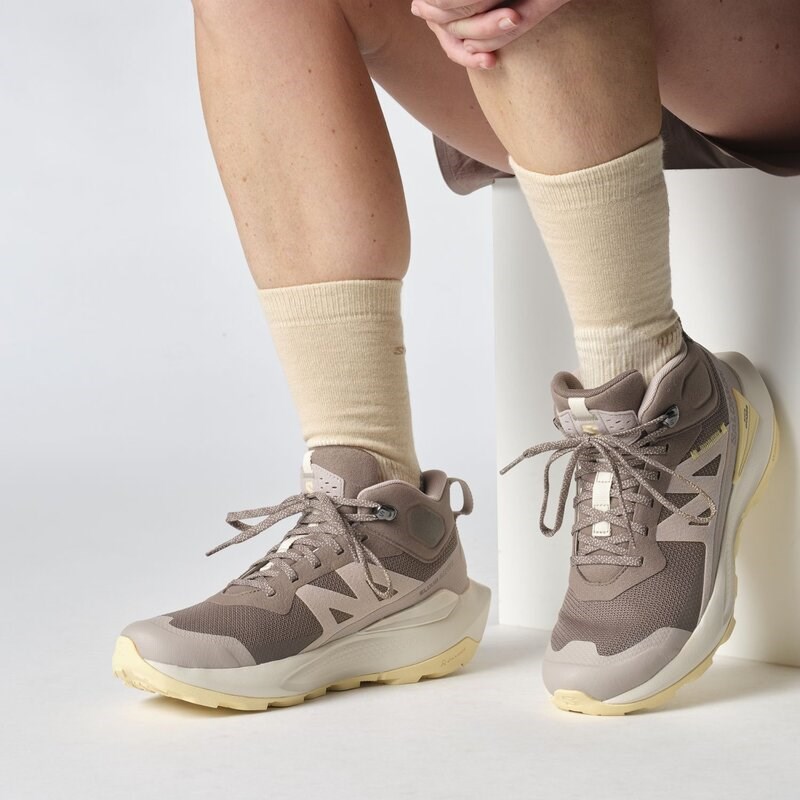 Salomon Damen Trekkingstiefel SHOES ELIXIR ACTIV MID GTX W - Eisen/Etherea/Tuc-Sonnenlicht