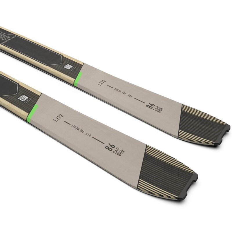 Salomon Herren Freeride Ski N MTN 86 CARB - Regentag/Schwarz/Pastell-Neongrün 1