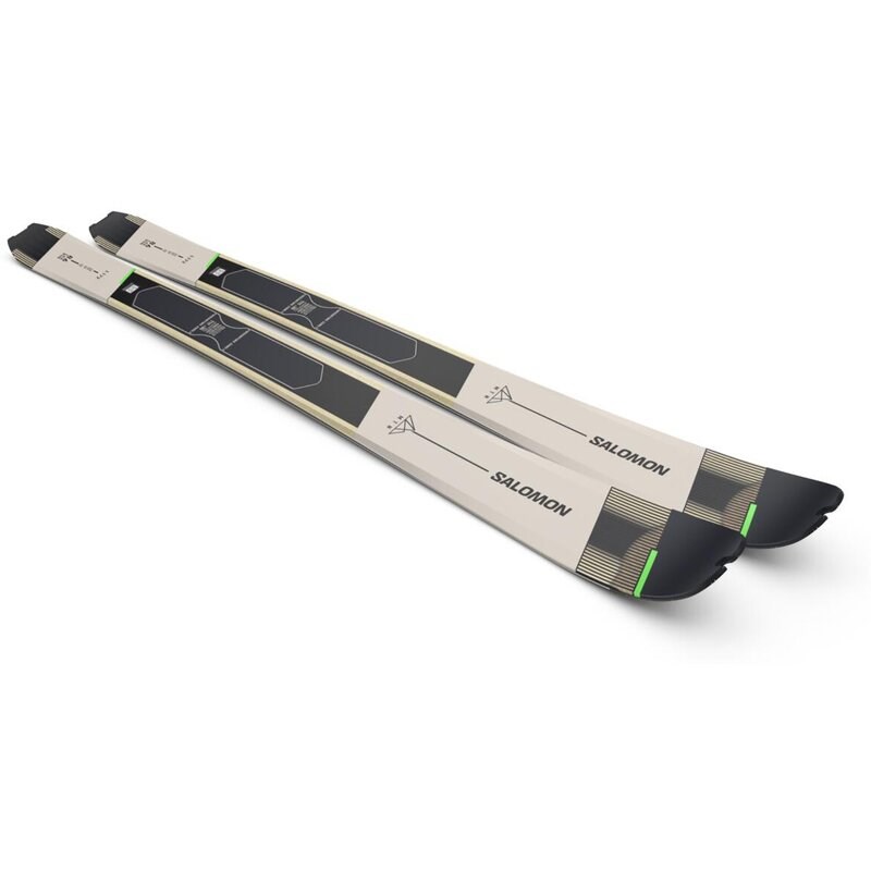 Salomon Herren Freeride Ski N MTN 86 CARB - Regentag/Schwarz/Pastell-Neongrün 1