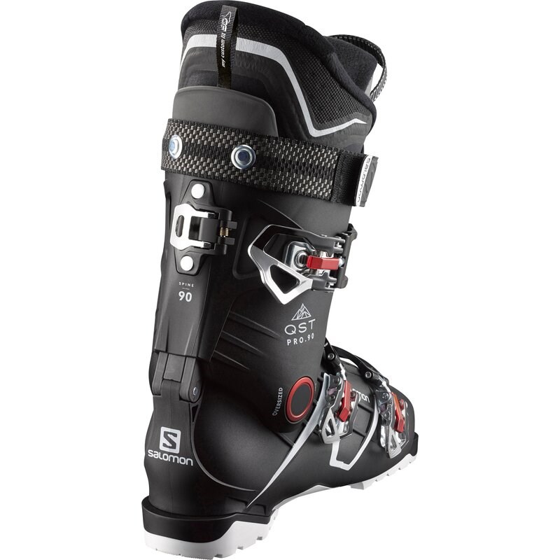 Salomon Herren Skistiefel QST PRO - Schwarz/Anthrazit/Rot
