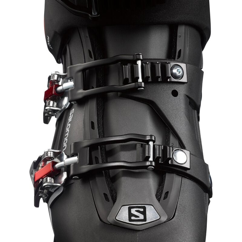 Salomon Herren Skistiefel QST PRO - Schwarz/Anthrazit/Rot