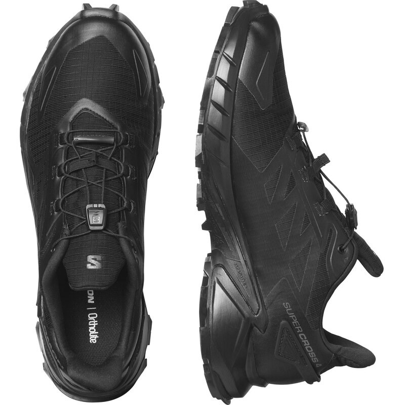 Salomon Herren Trailrunningschuhe SHOES SUPERCROSS 4 GTX - Schwarz/Schwarz/Schwarz