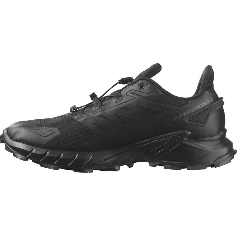 Salomon Herren Trailrunningschuhe SHOES SUPERCROSS 4 GTX - Schwarz/Schwarz/Schwarz