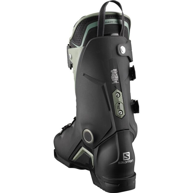 Salomon Herren Skischuhe "S Max - SCHWARZ/ÖLGRÜN/Silber