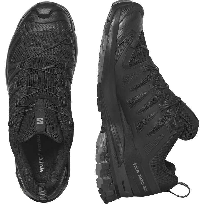 Salomon Herren Trailrunningschuhe SHOES XA PRO 3D V9 - Schwarz/Phantom/Zinn