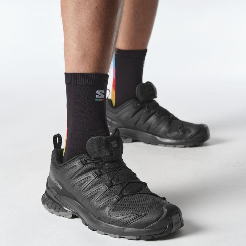 Salomon Herren Trailrunningschuhe SHOES XA PRO 3D V9 - Schwarz/Phantom/Zinn