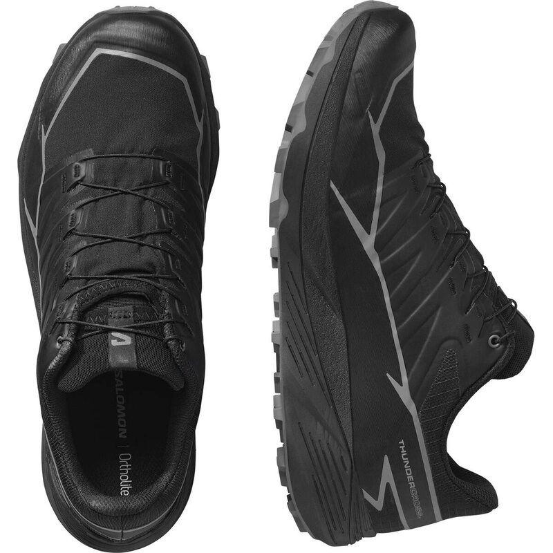 Salomon Herren Trailrunningschuhe SHOES THUNDERCROSS GTX - Schwarz/Schwarz/Zinn