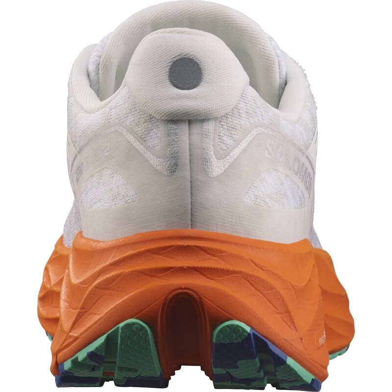 Salomon Herren Laufschuhe SHOES AERO GLIDE 2 - Weiß/Kirschtomate/Elektrisches Grün