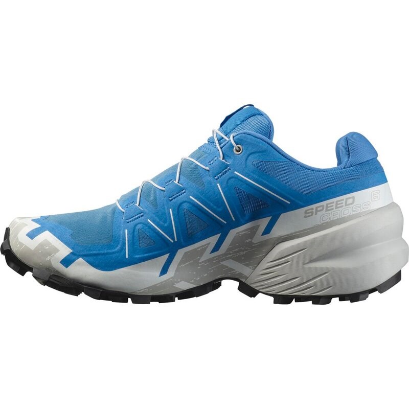 Salomon Herren Trailrunningschuhe SHOES SPEEDCROSS 6 - Französischblau/Lunar Rock/Weiß