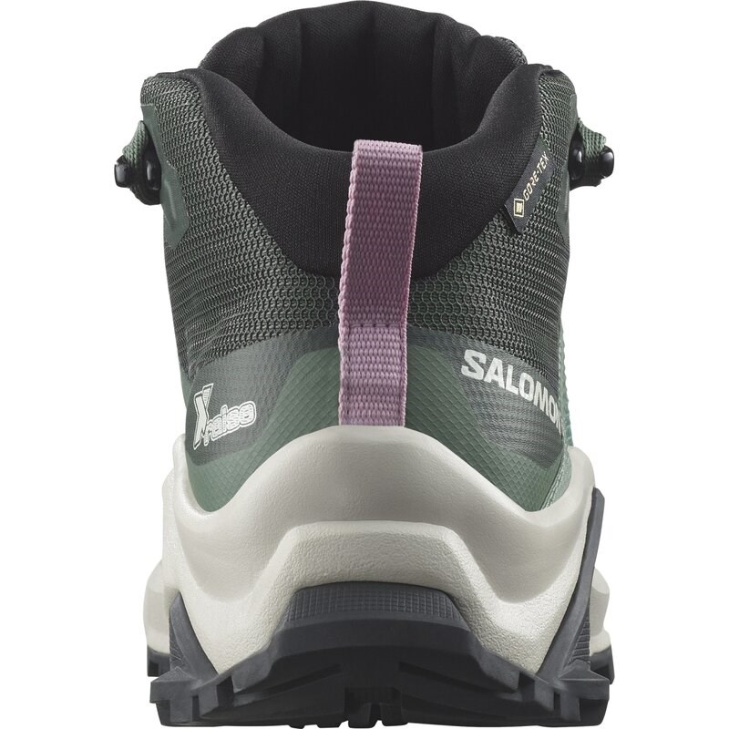 Salomon Kinder Multifunktionsstiefel SHOES X RAISE MID GTX J - Urban Chic/Regentag/Rosa Lavendel