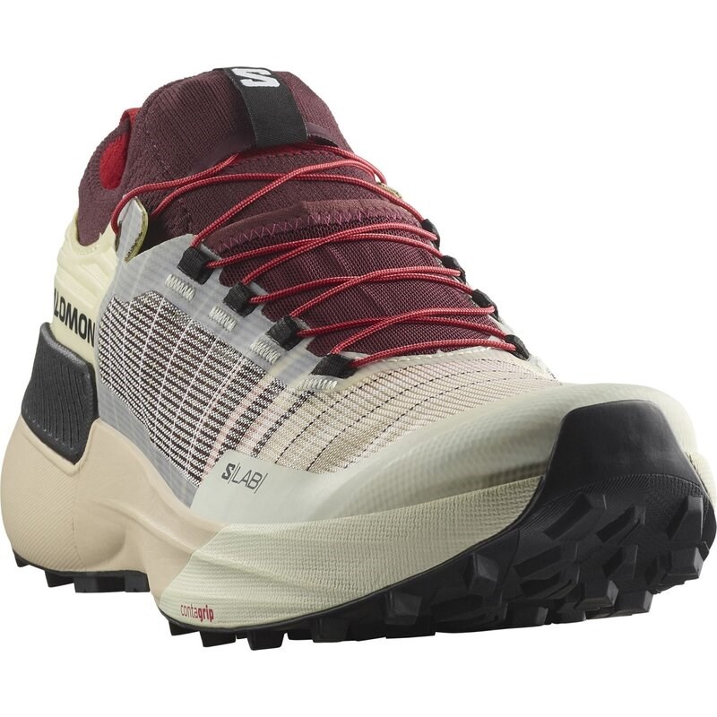 Salomon Herren Trailrunningschuhe SHOES - Vanilleeis/Dekadente Schokolade/Schwarz