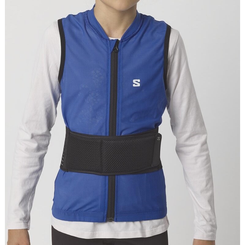 Salomon Schoner BACK PROTE FLEXCELL PRO VEST JR Race - Rennblau