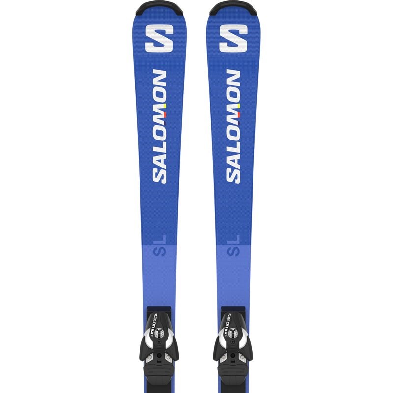 Salomon Kinder Racing Ski T - Rennblau/Weiß