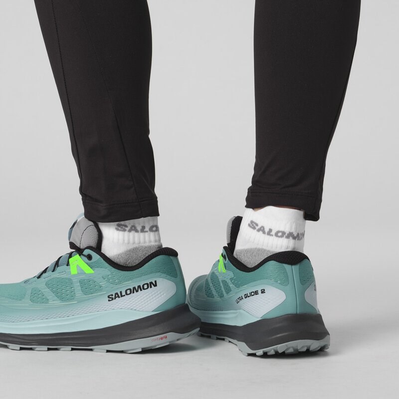 Salomon Damen Trailrunningschuhe SHOES ULTRA GLIDE 2 W - Staubtürkis/Kristallblau/Grün