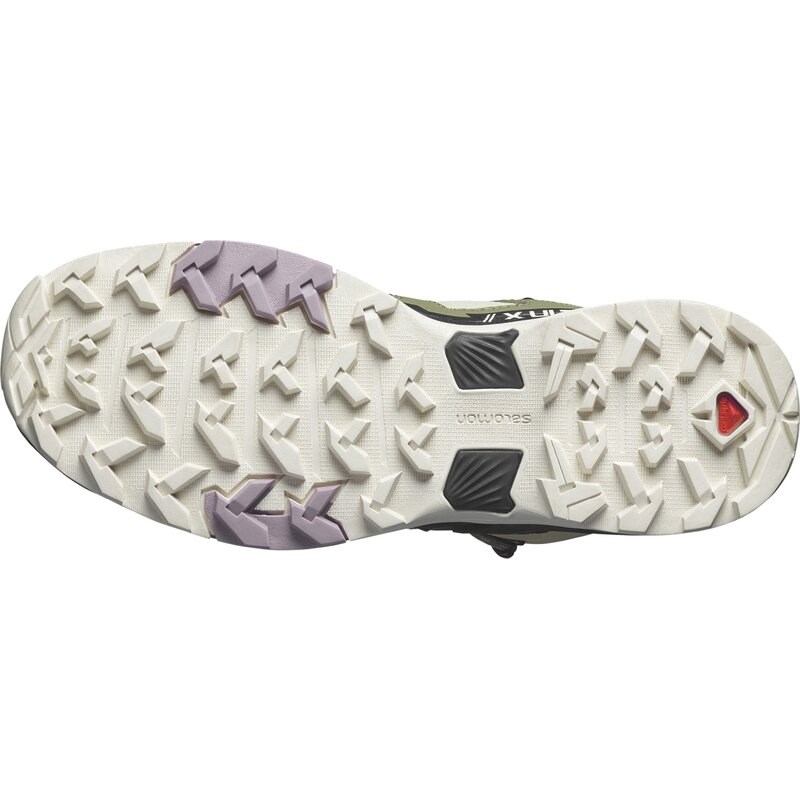 Salomon Damen Multifunktionsstiefel SHOES X ULTRA 4 MID GTX W - Alfalfa/Tiefgrünes Flechtengrün/Mandel Mi 000