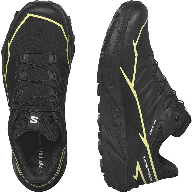 Salomon Damen Trailrunningschuhe SHOES THUNDERCROSS GTX W - Schwarz/Schwarz/Senfkraut