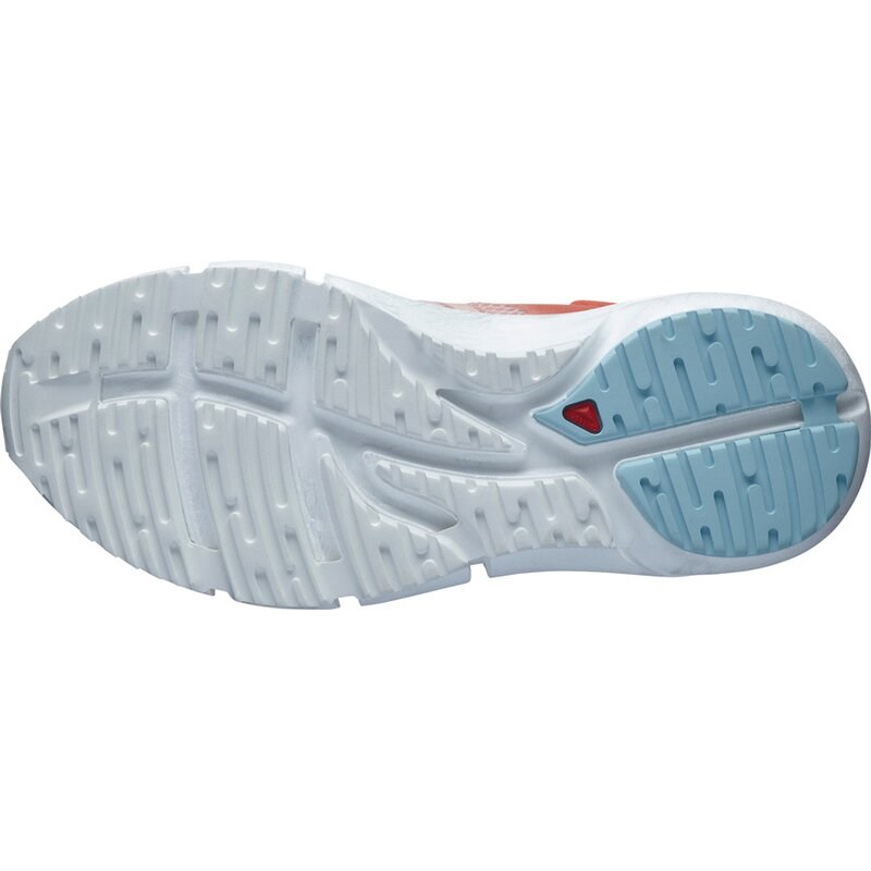 Salomon Damen Laufschuhe SHOES PREDICT2 W Peachy - Pfirsichfarben/Mecca-Orange/Kristallblau