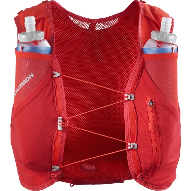 Salomon Rucksack ADV SKIN 5 SET FLAME - Flammenrot / Haute Red