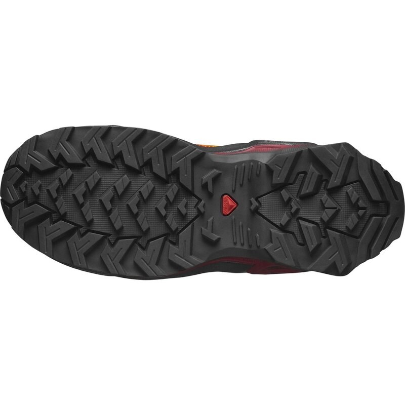 Salomon Kinder Walkingschuhe SHOES X ULTRA GTX J - Fahrradrot/Schwarz/Flammenrot