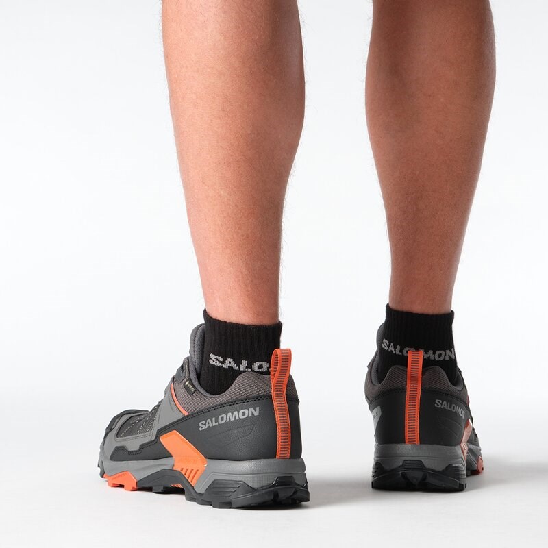 Salomon Herren Multifunktionsschuhe SHOES X ULTRA 5 GTX - Asphalt/Castlerock/Burnt Ochre