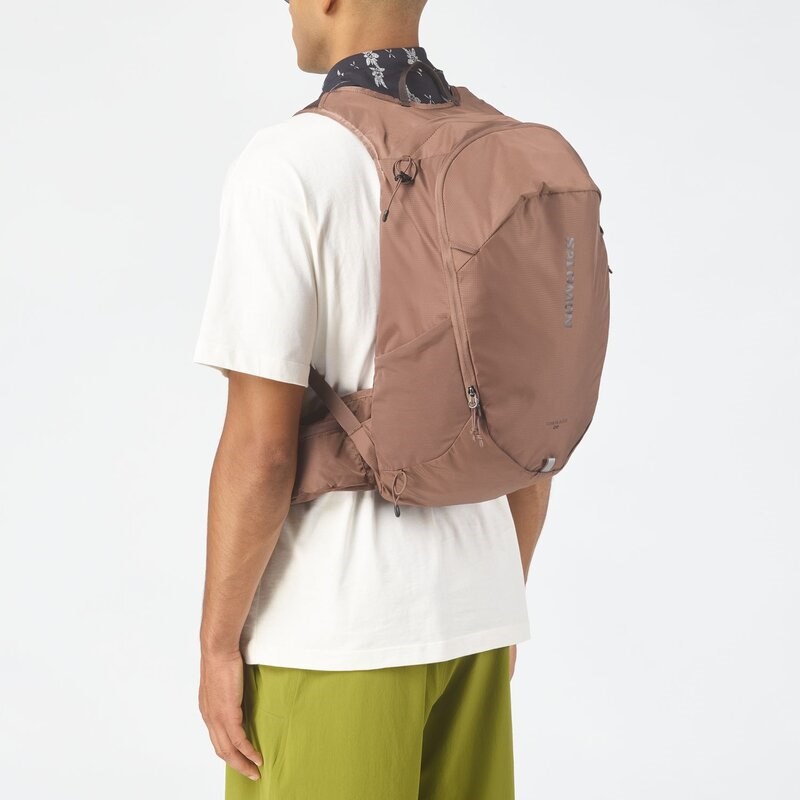 Salomon Kleintasche TRAILBLAZER - MUSTANG Schwarzer Kaffee