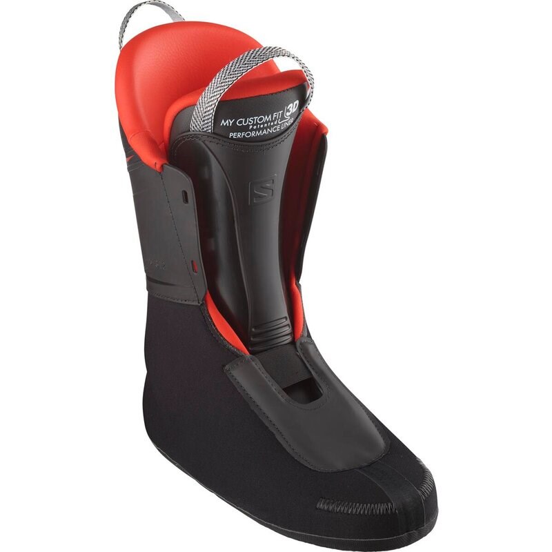 Salomon Herren Ski-Schuhe ALP. BOOTS - Schwarz/Rot/Beluga