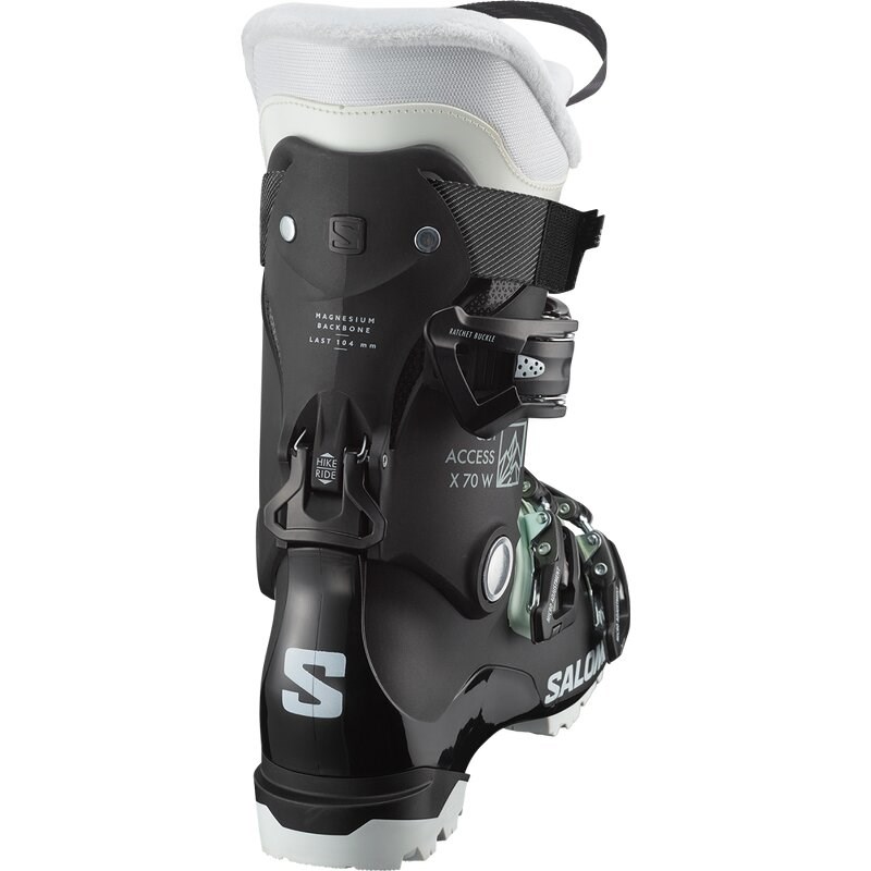 Salomon Damen Ski-Schuhe ALP. BOOTS QST ACCESS X70 W GW - Schwarz/Weißmoos/Silber Metallic