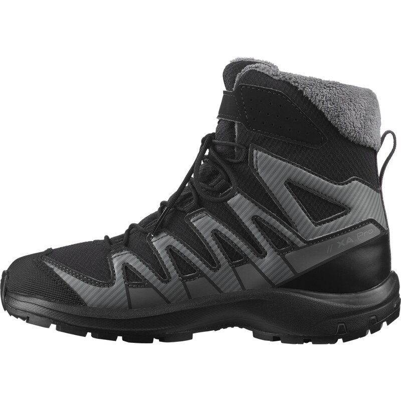 Salomon Kinder Multifunktionsschuhe SHOES XA PRO V8 WINTER CSWP J - Schwarz/Phantom/Stiller Schatten