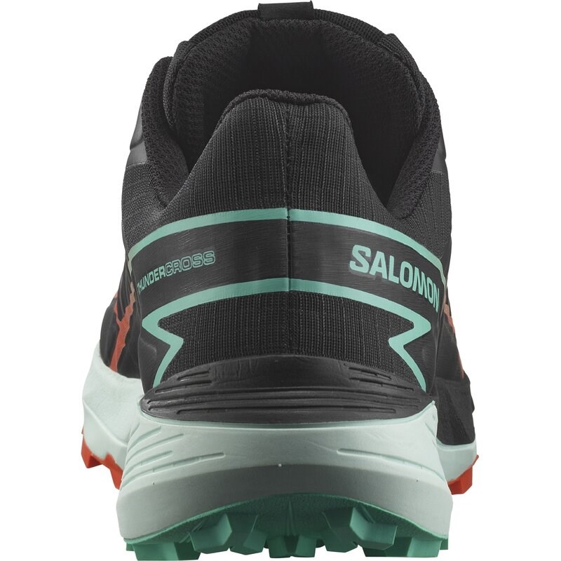 Salomon Herren Trailrunningschuhe SHOES THUNDERCROSS - Schwarz/Kirschtomate/Elektrisches Grün