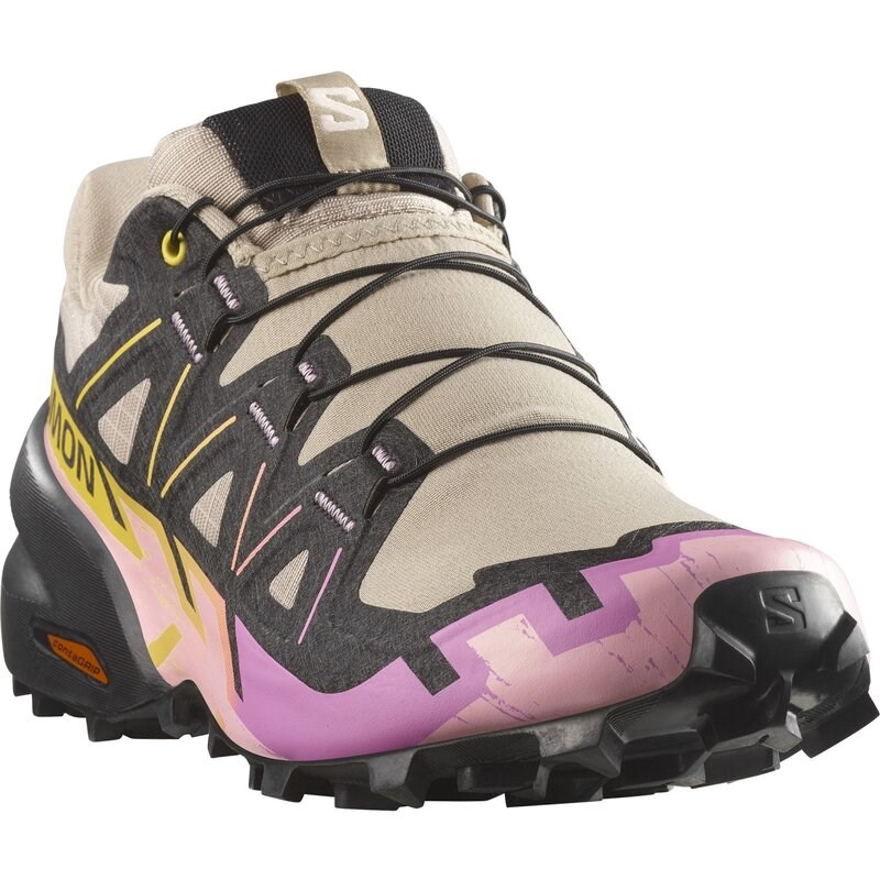 Salomon Damen Trailrunningschuhe SHOES SPEEDCROSS 6 W - Etherea/Schwarz/Cyclamen