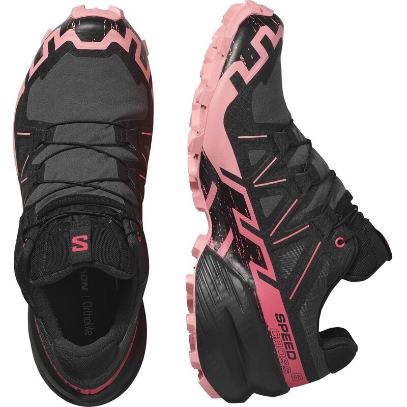 Salomon Damen Trailrunningschuhe SHOES SPEEDCROSS 6 GTX W 9 - Neun Eisen/Schwarz/Flamingorosa