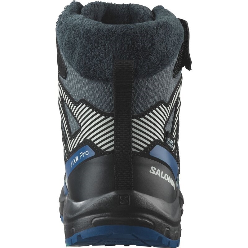 Salomon Kinder Multifunktionsstiefel SHOES XA PRO V8 WINTER WP J - Turbulenz/Schwarz/Dunkelblau