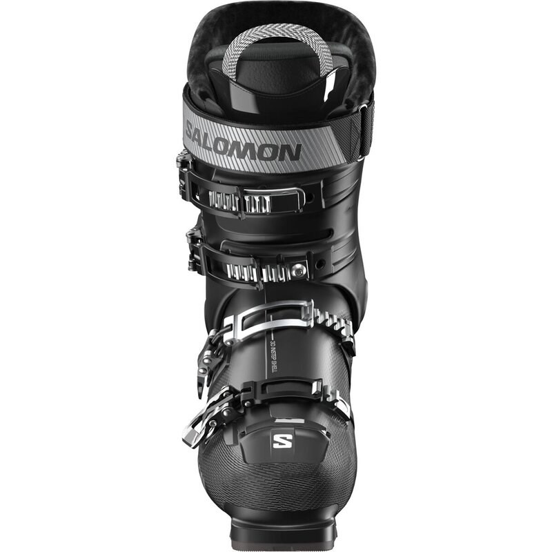 Salomon Damen Ski-Schuhe ALP. BOOTS - Schwarz/Silber Metallic/Silber Metallic