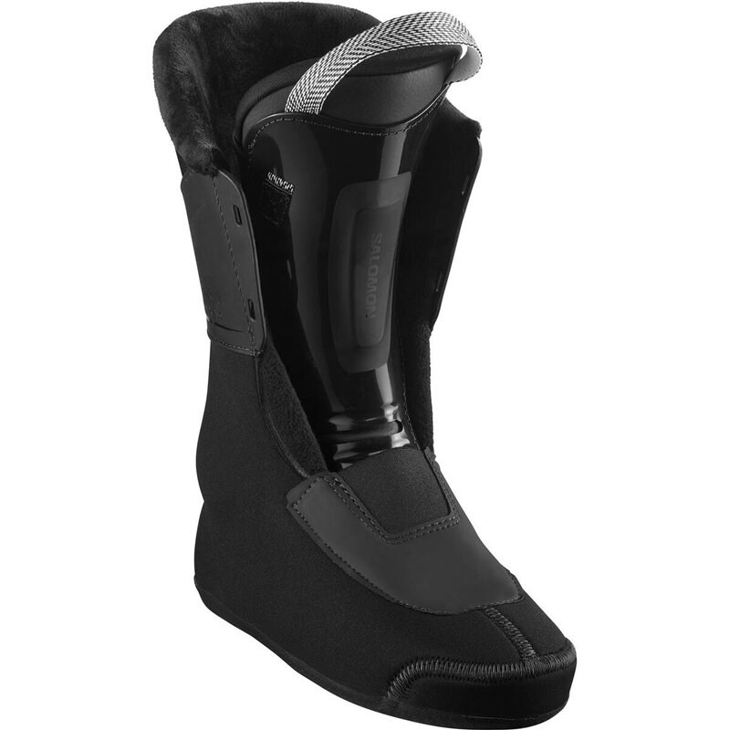 Salomon Damen Ski-Schuhe ALP. BOOTS - Schwarz/Silber Metallic/Silber Metallic