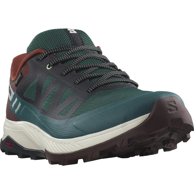 Salomon Herren Multifunktionsschuhe SHOES OUTRISE GTX - Ponderosa-Kiefer/Bitterschokolade/Vanille