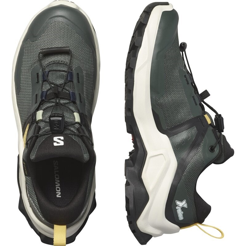 Salomon Kinder Trekkinghalbschuhe SHOES X RAISE GTX J - Urban Chic/Vanilleeis/Bananencreme