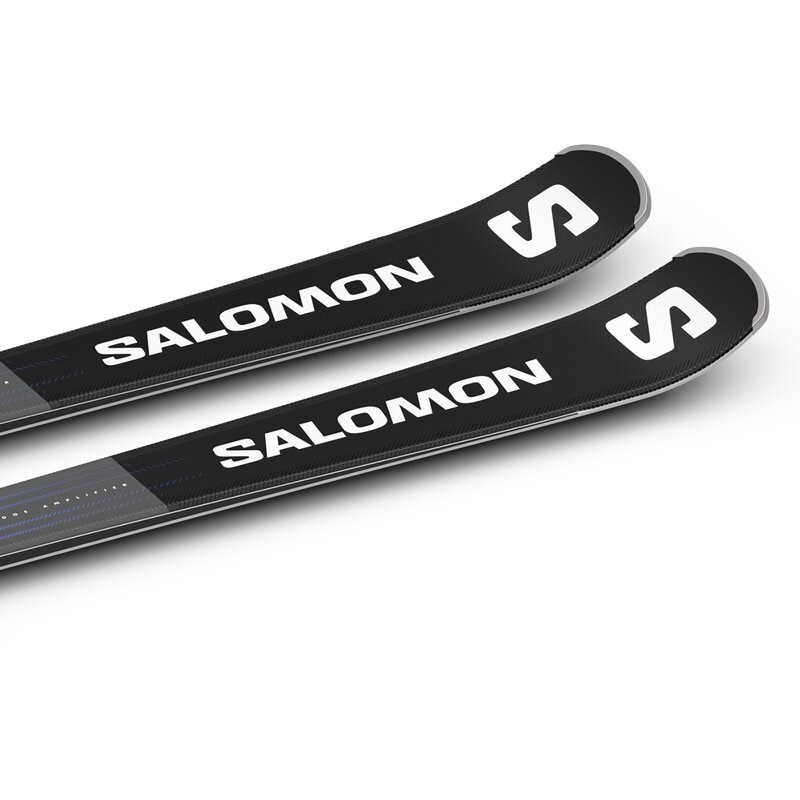 Salomon Herren All-Mountain Ski E - Schwarz/Rennblau/Weiß