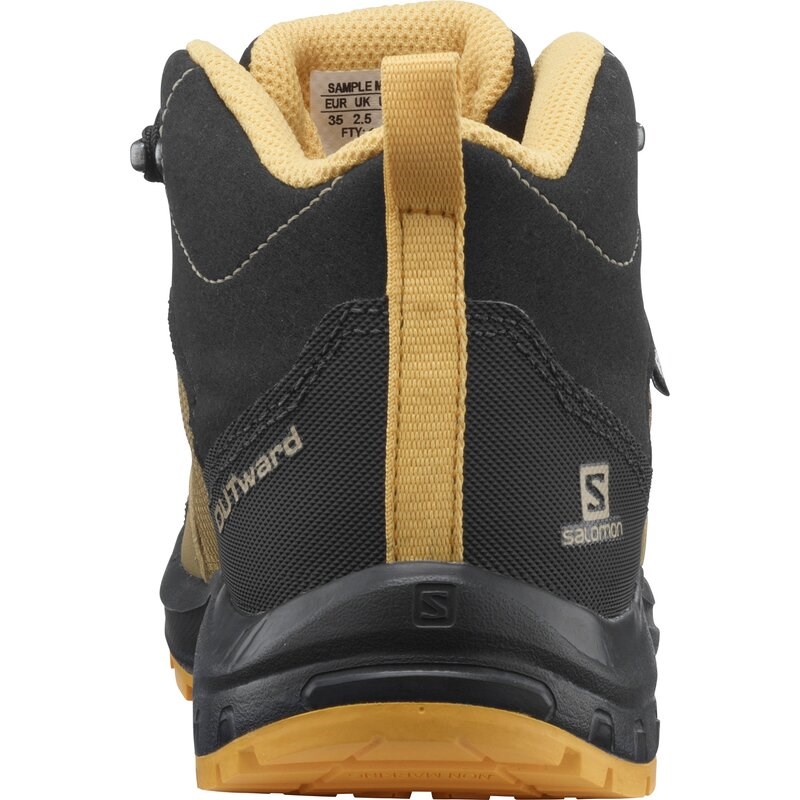 Salomon Kinder Trekkingstiefel SHOES OUTward CSWP J - Safari/Phantom/Warmes Aprikosenrot