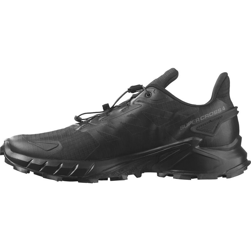 Salomon Herren Trailrunningschuhe SHOES SUPERCROSS 4 - Schwarz/Schwarz/Schwarz