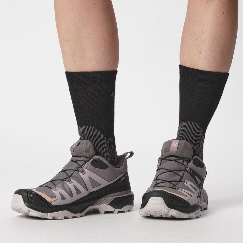 Salomon Damen Multifunktionsschuhe SHOES X ULTRA 360 GTX W - Pflaumenkätzchen/Phantom/Kork