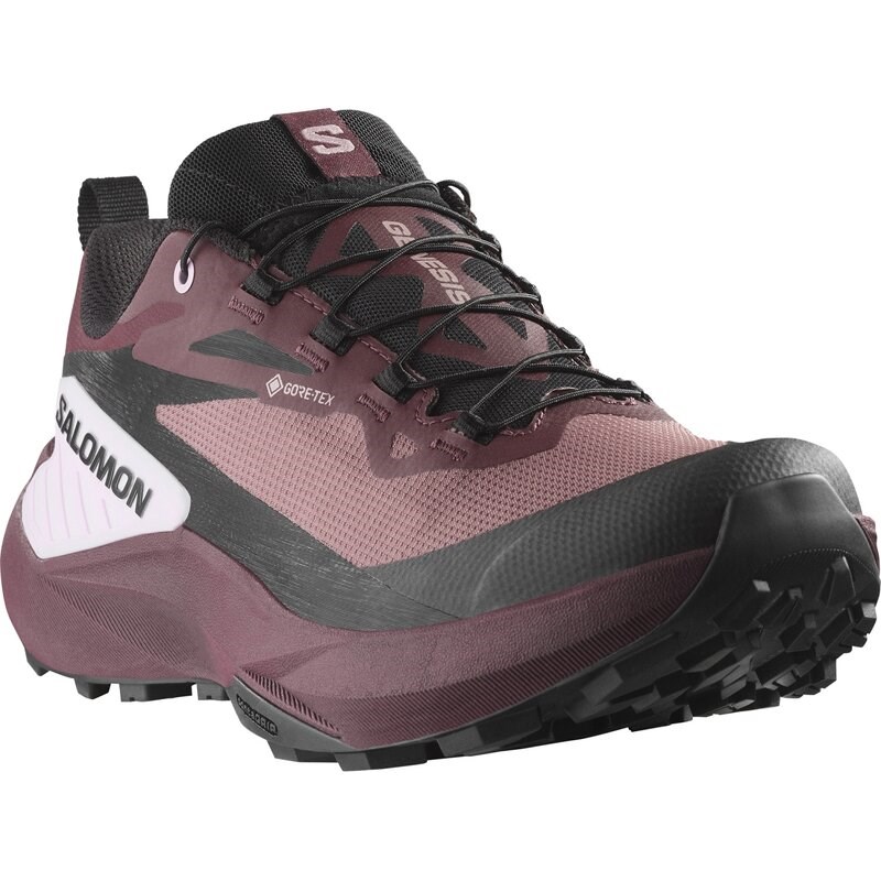 Salomon Damen Trailrunningschuhe SHOES GENESIS GTX W Rose - Rosentaupe/Schwarz/Orchideenstrauß