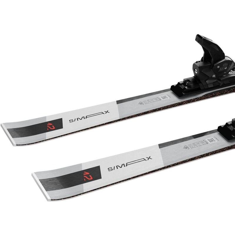 Salomon Herren All-Mountain Ski E - Silber Metallic/Schwarz/Weiß