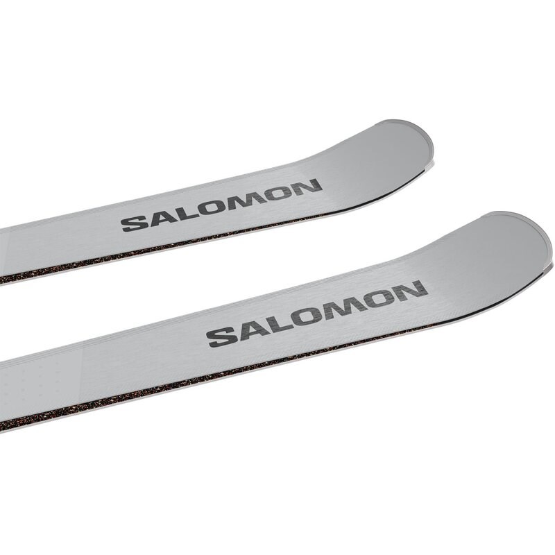 Salomon Herren All-Mountain Ski E - Silber Metallic/Schwarz/Weiß